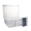 KinCozy Keepsake Memory Box — clear box with baby treasures inside