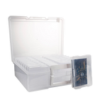 KinCozy Keepsake Memory Box — clear box with baby treasures inside