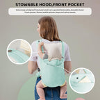 Toddler carried in the KinCozy HugBuddy sling