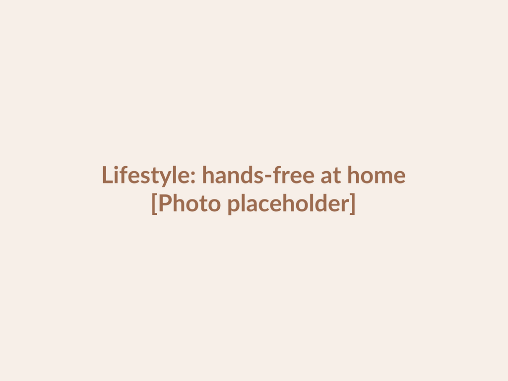 Parent using KinCozy Bonding Comforter hands-free — lifestyle placeholder